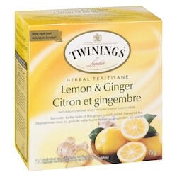 Twinings Lemon & Ginger Tea - 50 ea | Zehrs