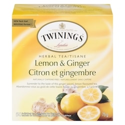 Twinings 50ct Citron & Gingembre 50 ea, 0,22 $/1ch