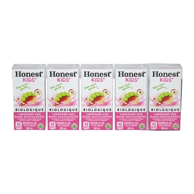 Honest Kids Jus Limonade aux baies 5x200.0 ml, 0,55 $/100ml