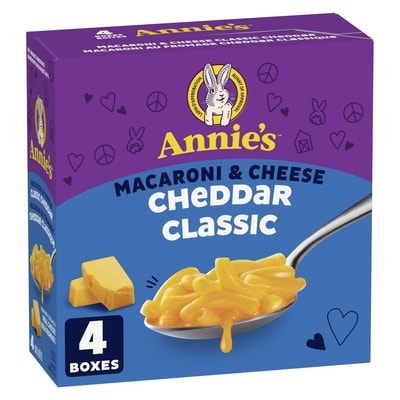 Annie's Macaroni & Cheese Classic Cheddar 4 Pack 680 g, $1.76/100g