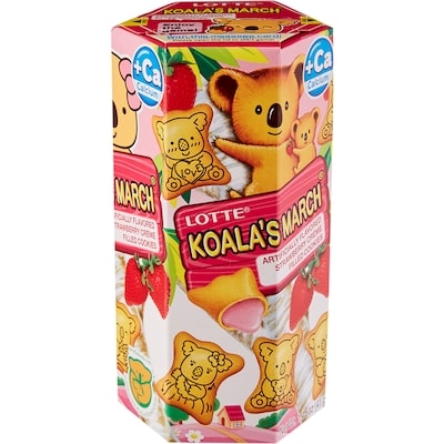 Lotte Koala'S March Cookies Strawberry 41 g, $3.15/100g