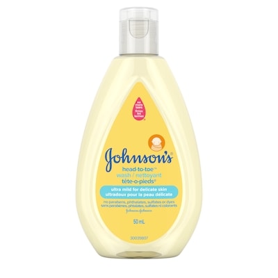 Johnson & Johnson Baby Wash and Shampoo Head-to-Toe Tear Free 50 ml, $6.00/100ml
