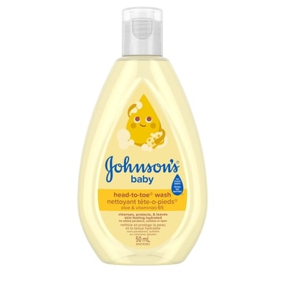 Johnson & Johnson Baby Wash and Shampoo, Head-to-Toe, Tear Free 50 ml, $5.58/100ml
