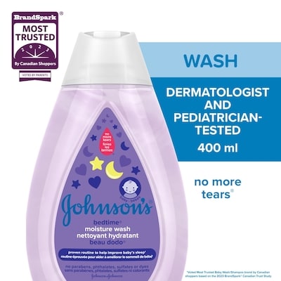 Johnson & Johnson Baby Bedtime Moisturizing Bath Wash 400 ml, $1.80/100ml