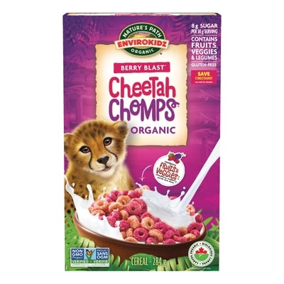 Nature's Path Organic Cheetah Chomps Cereal 284 g, $2.11/100g