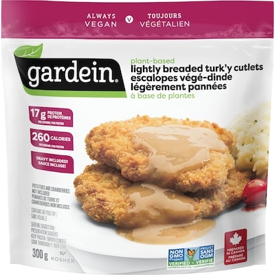 Gardein Lightly Breaded Turkey 300 g, $2.66/100g
