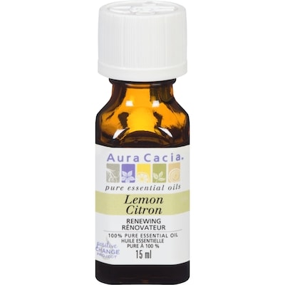 Aura Cacia Essential Oil Fe Lemon   15 ml, $59.93/100ml