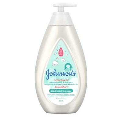 Johnsons Nettoyant et shampoing JOHNSON’S DOUXCOTONMC 800 ml, 1,62 $/100ml