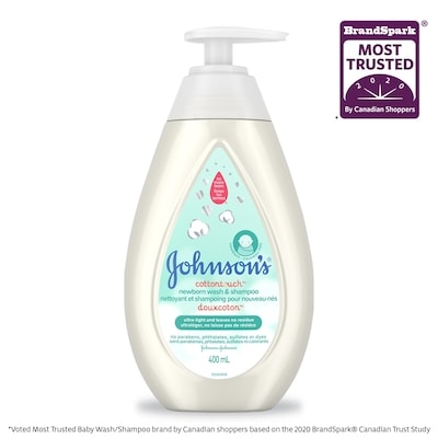Johnson & Johnson Johnson's Newborn Wash & Shampoo  400 ml, $2.12/100ml