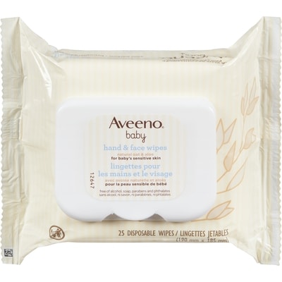 Aveeno Baby Wipes, Sensitive 25 ea, $0.24/1ea