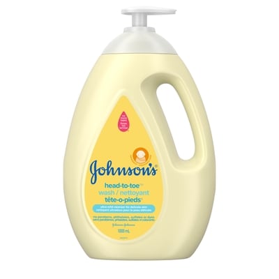 Johnson & Johnson Nettoyant et shampoing pour bébé 1 l, 1,30 $/100ml