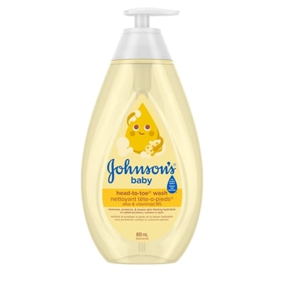 Johnsons Nettoyant tête-o-pieds pour bébés 800 ml, 1,27 $/100ml