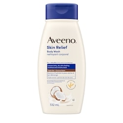 Aveeno nettoyant corporel apaisant au parfum de noix de coco, pour peau sensible 532 ml, 2,44 $/100ml