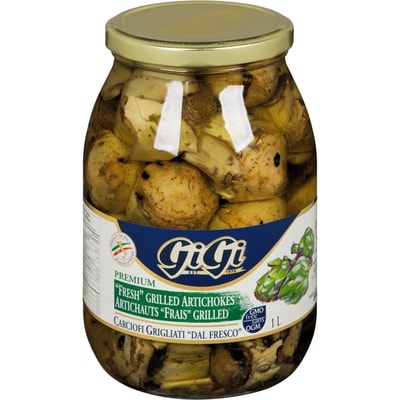 Gigi Brand "Fresh" Grilled Artichokes Premium 1 l, $1.40/100ml