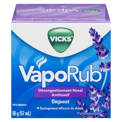Vicks VapoRub lavande 57 ml, 13,47 $/100ml