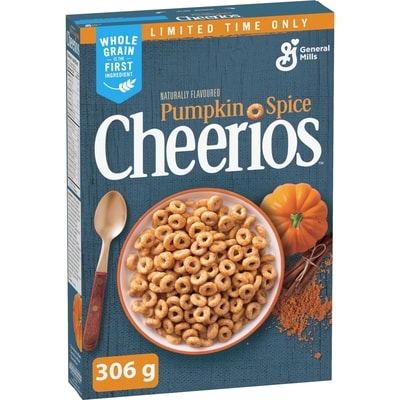 General Mills Cheerios Cereal Pumpkin Spice 306 g, $1.63/100g