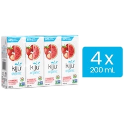 Kiju Strawberry Watermelon Juice Boxes 4x200.0 ml, $0.38/100ml