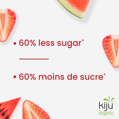 60% Less Sugar Organic Strawberry Watermelon Juice Boxes