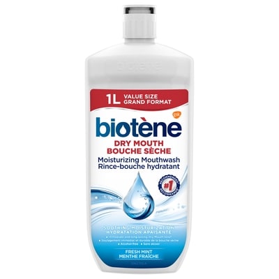 Biotène Rince-Bouche Hydratant Pour La Bouche Sèche 1 l, 3,10 $/100ml