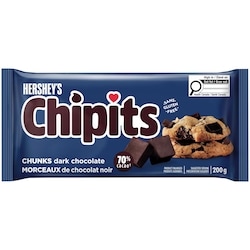Chipits 70% Dark Chocolate Chunks, 200G