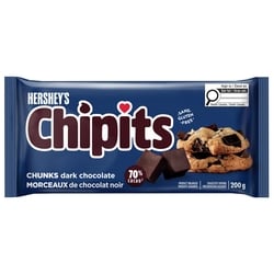 Hershey’s Morceaux De Chocolat Noir À 70 % Chipits 200 g, 2,75 $/100g