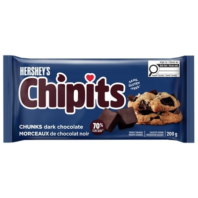 Hershey’s Morceaux De Chocolat Noir À 70 % Chipits 200 g, 3,50 $/100g