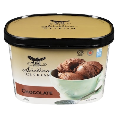 Sicilian Ice Cream Chocolate     1.65 l, $0.48/100ml