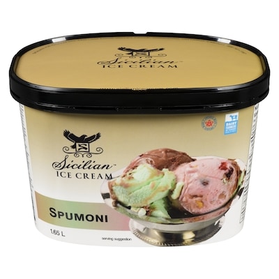 Sicilian Ice Cream Spumoni     1.65 l, $0.50/100ml
