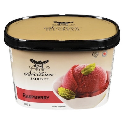 Sicilian Ice Cream Raspberry 1.65 l, $0.50/100ml