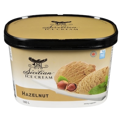 Sicilian Ice Cream Hazelnut     1.65 l, $0.50/100ml