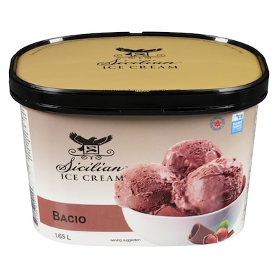 Sicilian Ice Cream Bacio 1.65 l, $0.50/100ml
