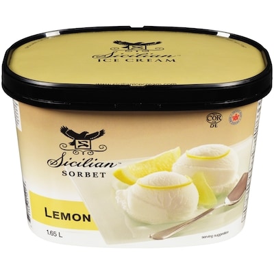 Sicilian Ice Cream Lemon     1.65 l, $0.50/100ml