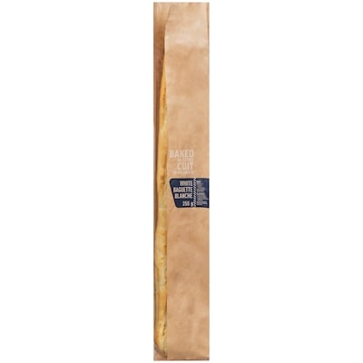 null Baguette de pain blanc 255 g, 0,35 $/100g