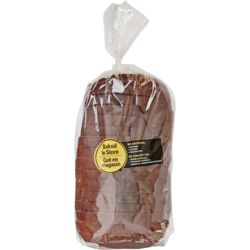 null Pain pumpernickel tranché 450 g, 0,71 $/100g