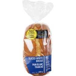 null White Bread Sliced 450 g, $0.55/100g