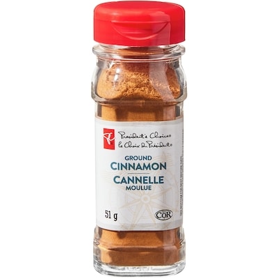 le Choix du Président Cannelle moulue 51 g, 12,75 $/100g