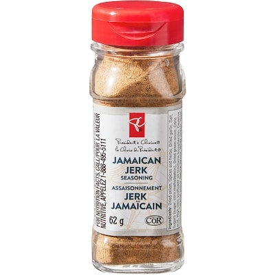 President's Choice Jamaican Jerk Seasoning 62 g, $10.48/100g