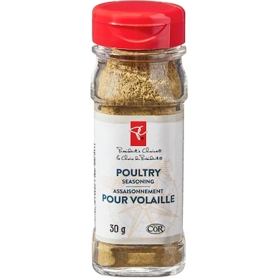 President's Choice Poultry Seasoning 30 g, $21.63/100g