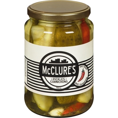 McClure’s Mclr Cornichons Qurt Epice 750 ml, 1,20 $/100ml