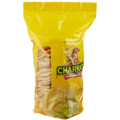 Charras Corn Tostadas Original Flavor With Sea Salt 350 g, $1.03/100g