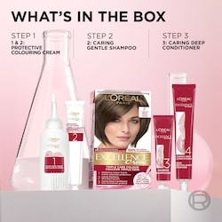 L'Oreal Paris Excellence Crème Hair Dye, Permanent Hair Color 600