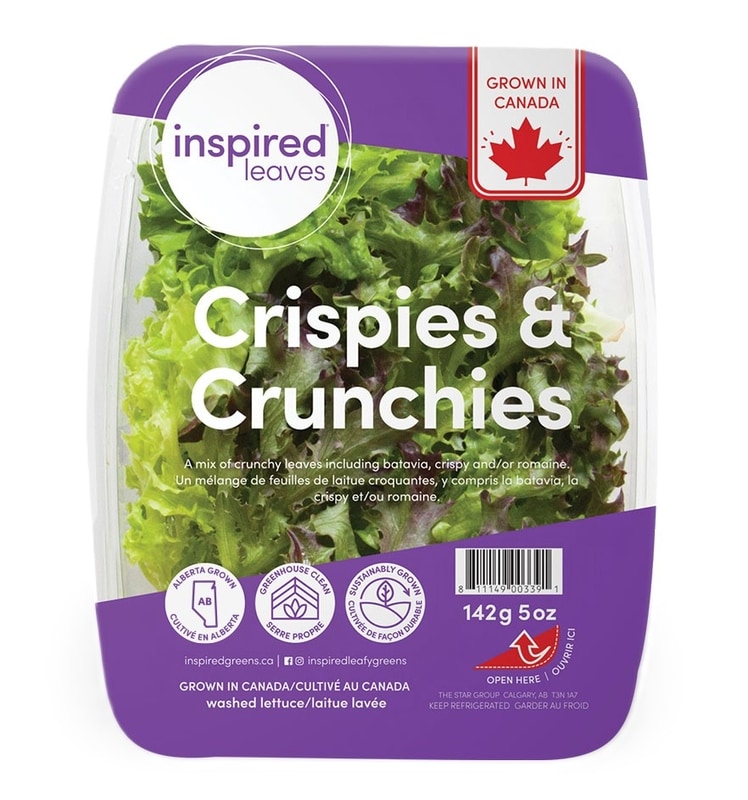Inspired Leaves Washed Lettuce Crispies & Crunchies