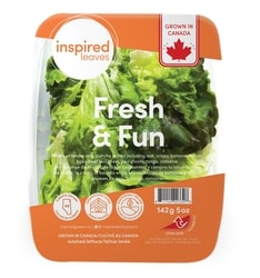 Inspired Leaves Washed Lettuce Fresh & Fun 142 g, $4.23/100g