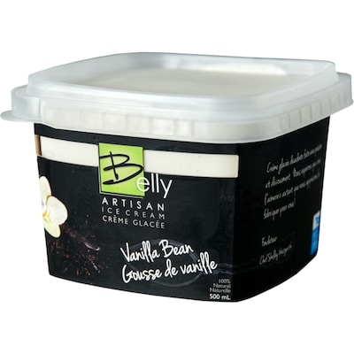 Belly Vanilla Bean Ice Cream 500 ml, $1.60/100ml