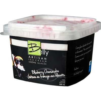 Belly Cheesecake Ice Cream with Wild Blueberry Ripple 500 ml, $1.60/100ml