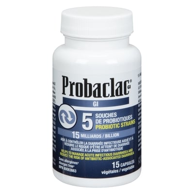 Probaclac Gi Capsules Vegetable 15 ea, $1.03/1ea