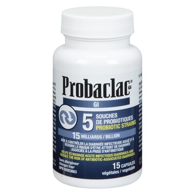 Probaclac Gi Capsules Végétales 15 ea, 1,03 $/1ch
