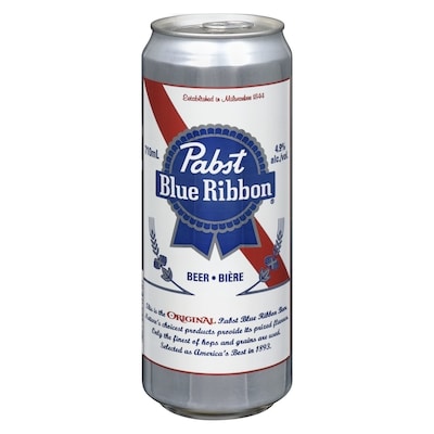 Pabst Beer (ID required at pick-up) 710 ml, $0.63/100ml