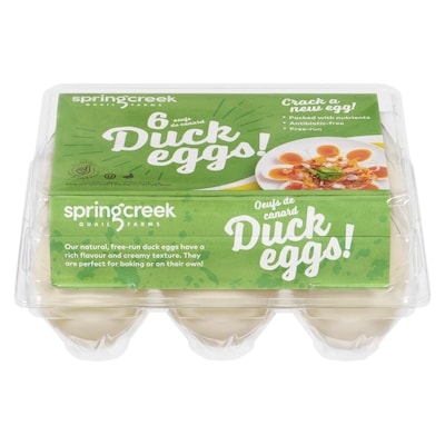 Spring Creek Duck Eggs 6 ea, $0.92/1ea
