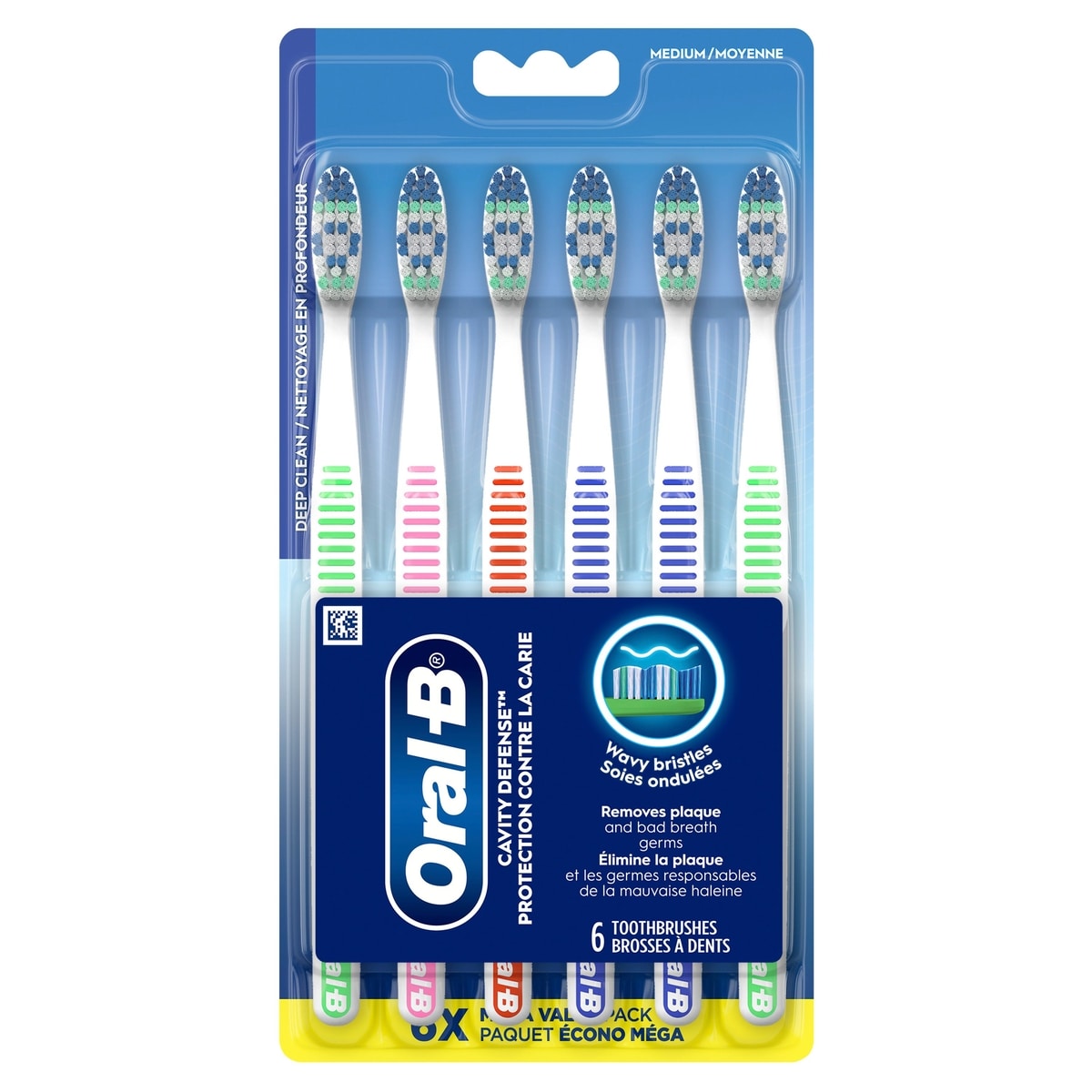 Oral B Cavity Defense Toothbrush 40 Medium 6 ea, $1.42/1ea